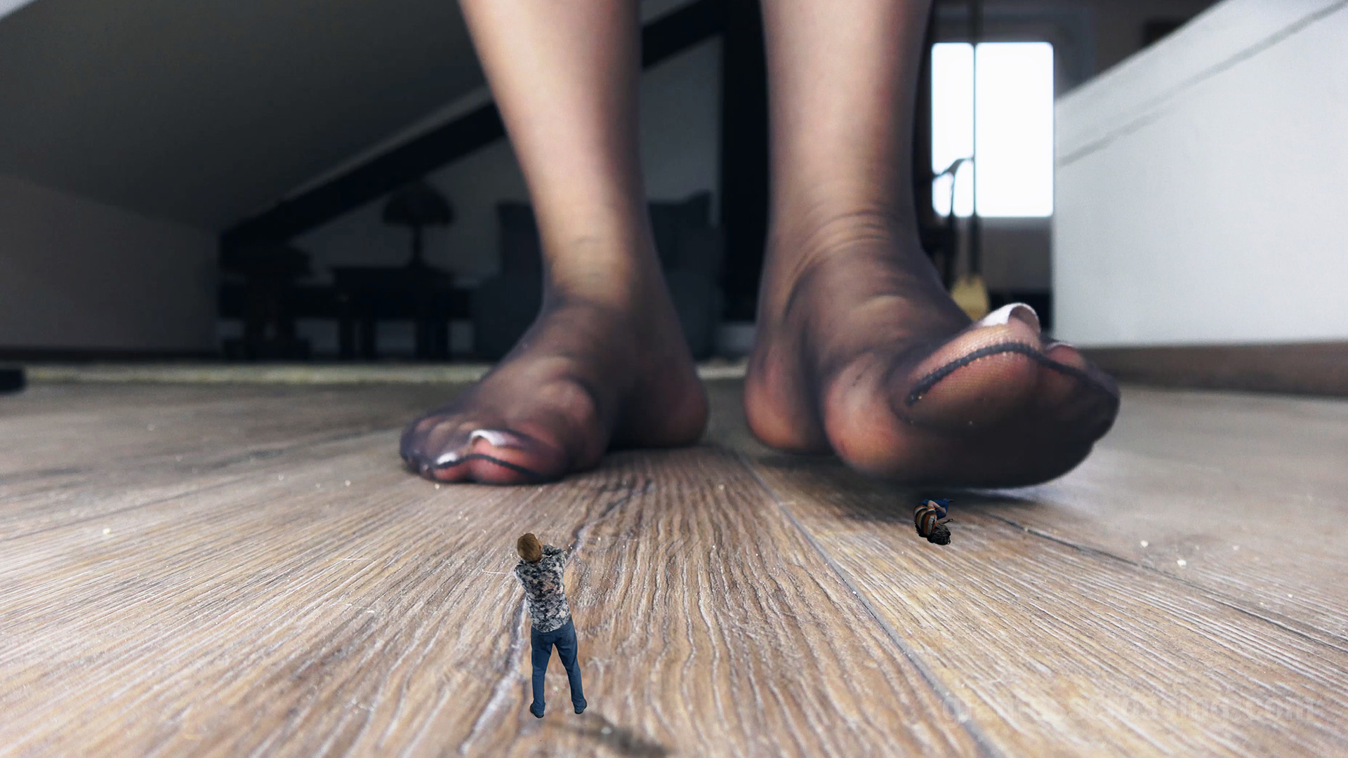 Giantess foot crush